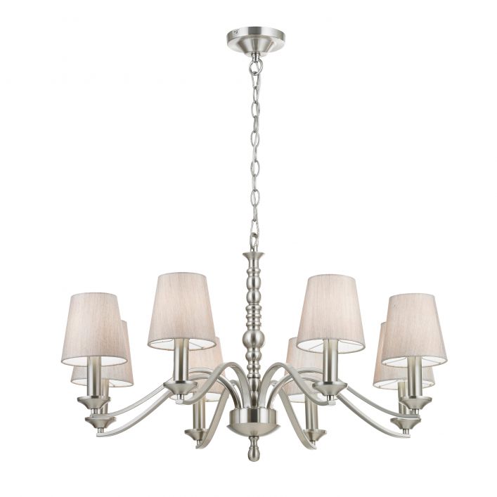 Asta 8 Pendant Light Nickel