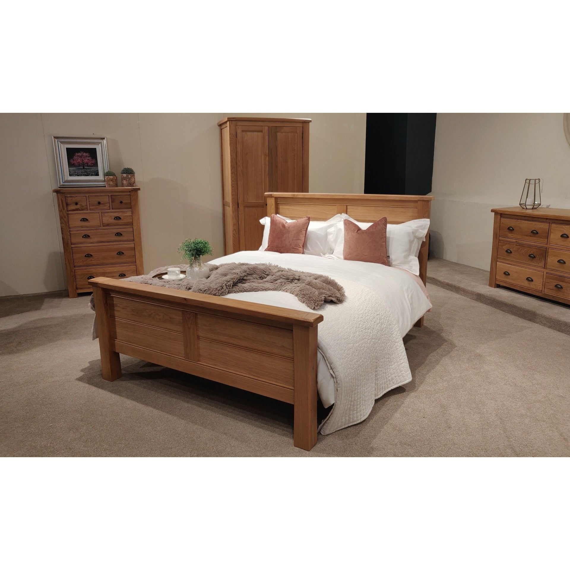 blake bed frame | oak bed frame