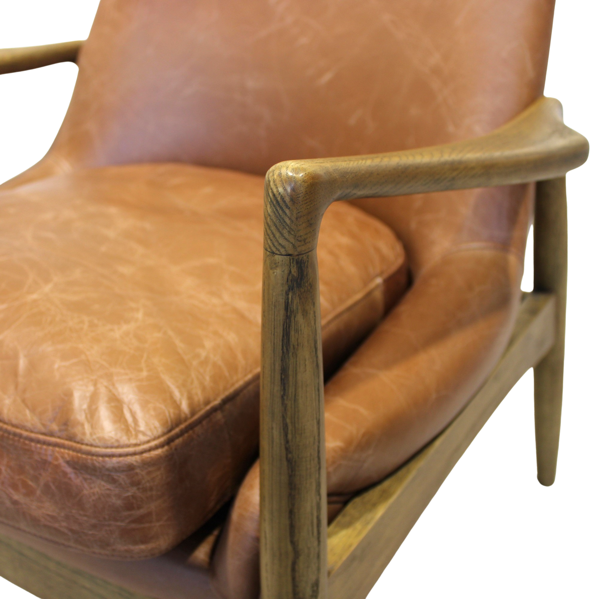 Bradley Accent Chair Tan Leather