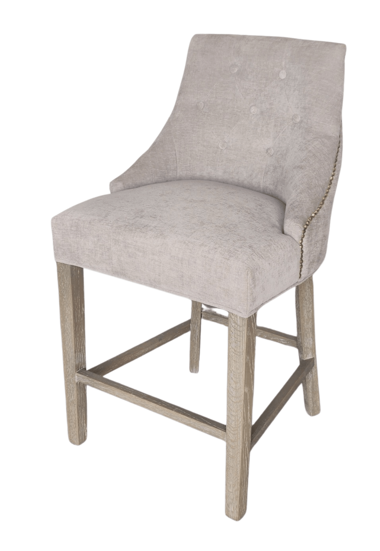 Camilla Stool Fabric Grey