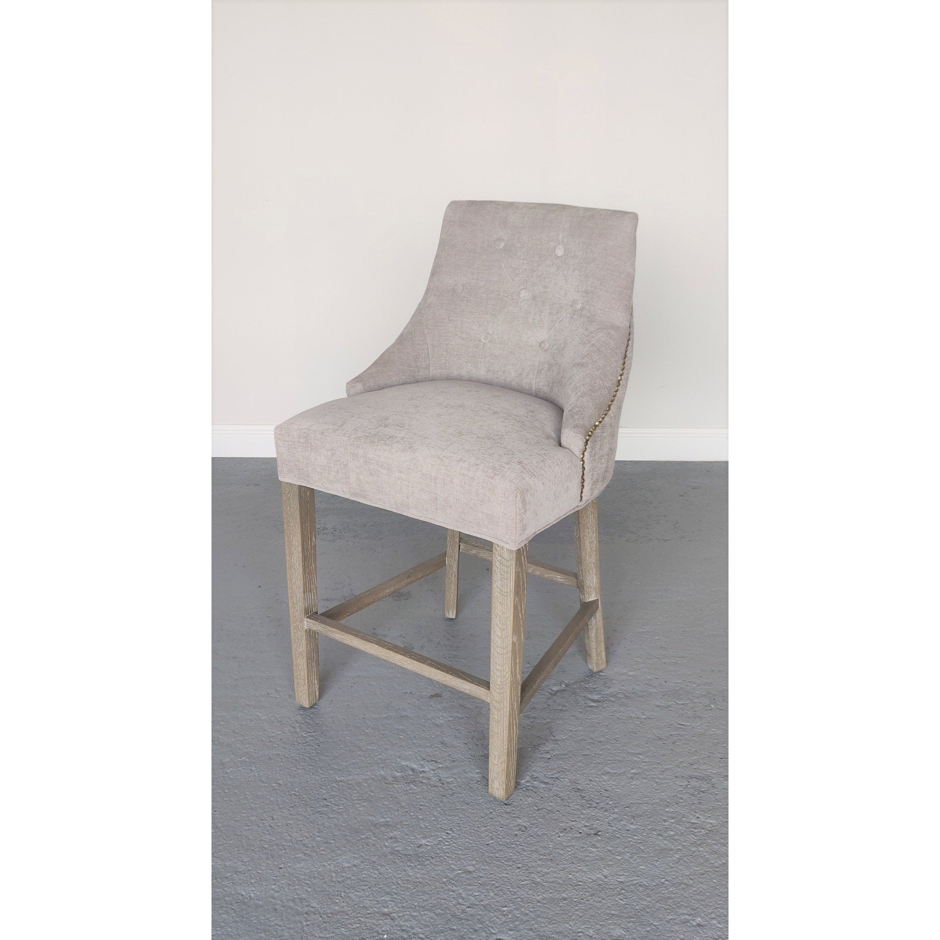 Camilla Stool Fabric Grey