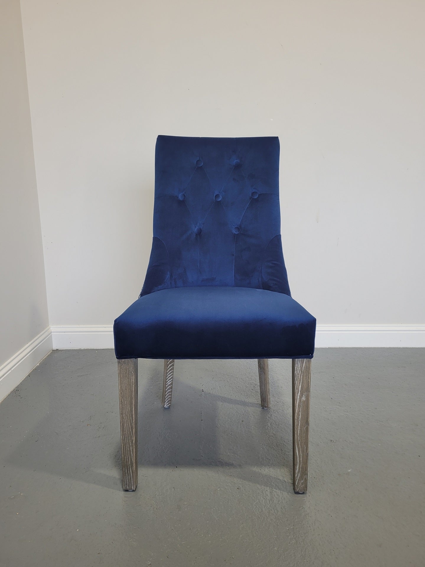 Camilla Chair Navy Velvet