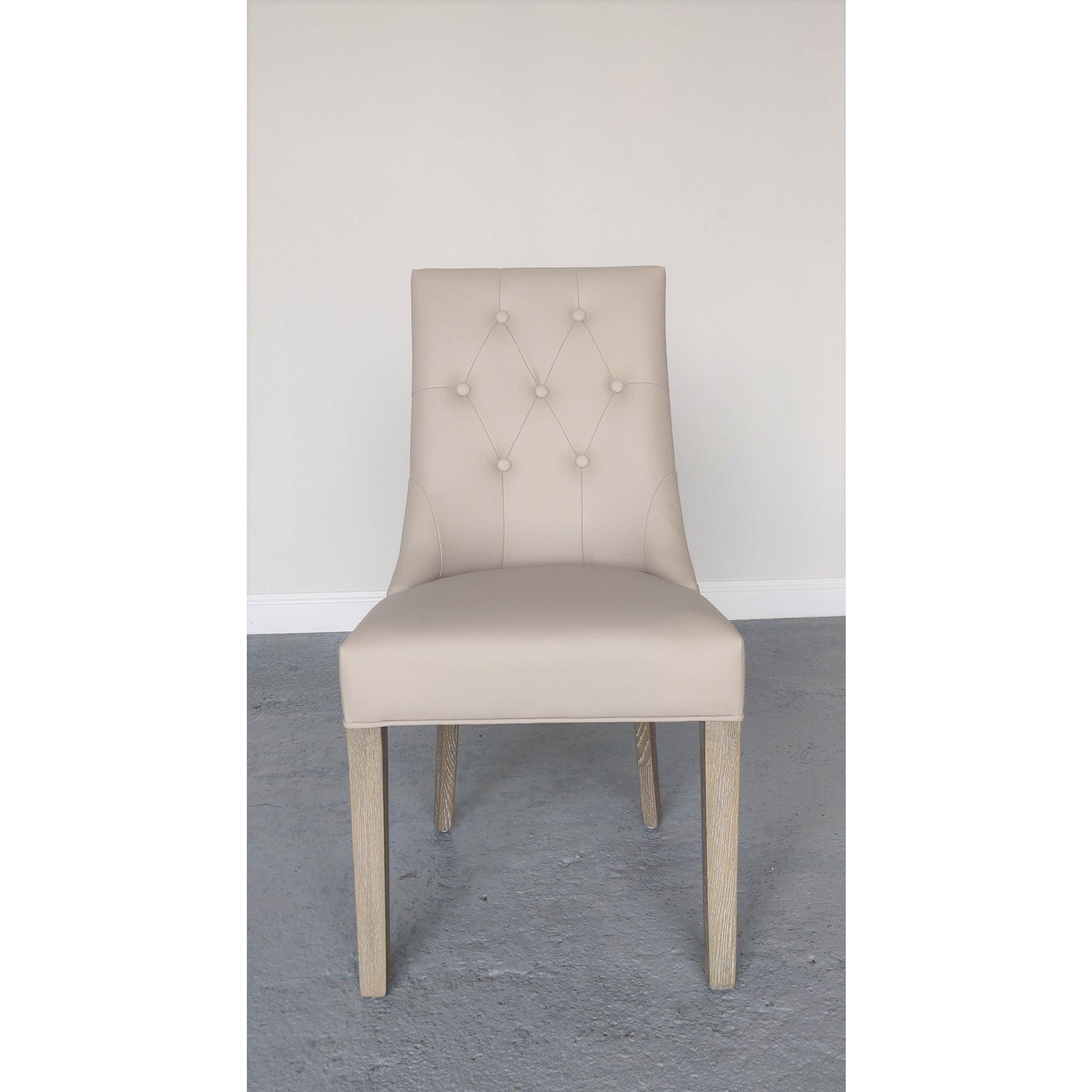 Camilla Chair Faux Leather Natural