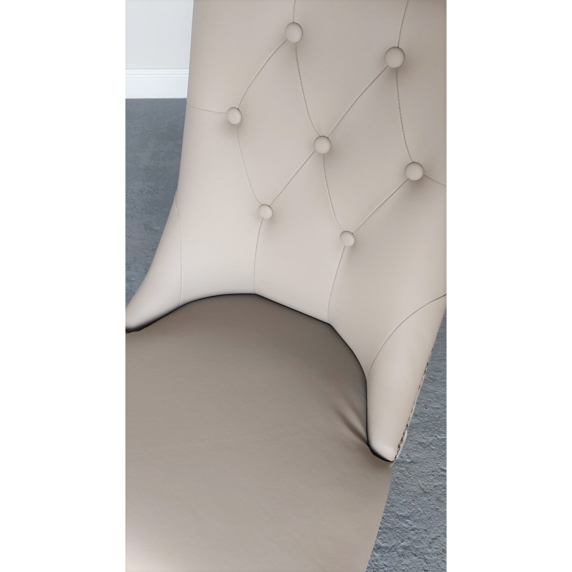 Camilla Chair Faux Leather Natural