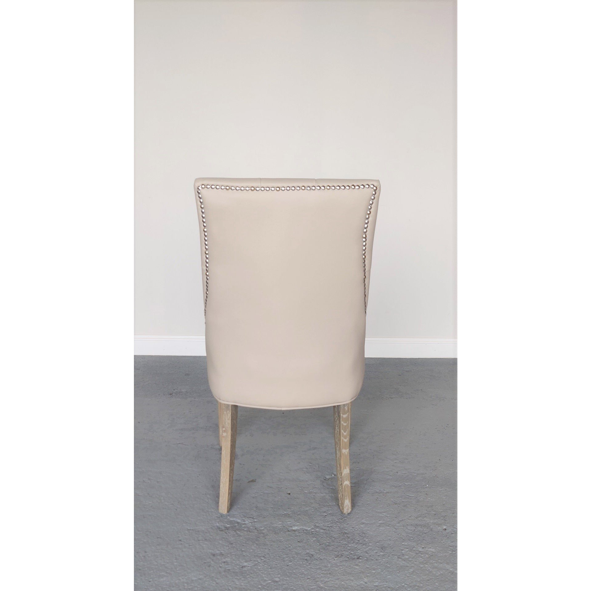 Camilla Chair Faux Leather Natural