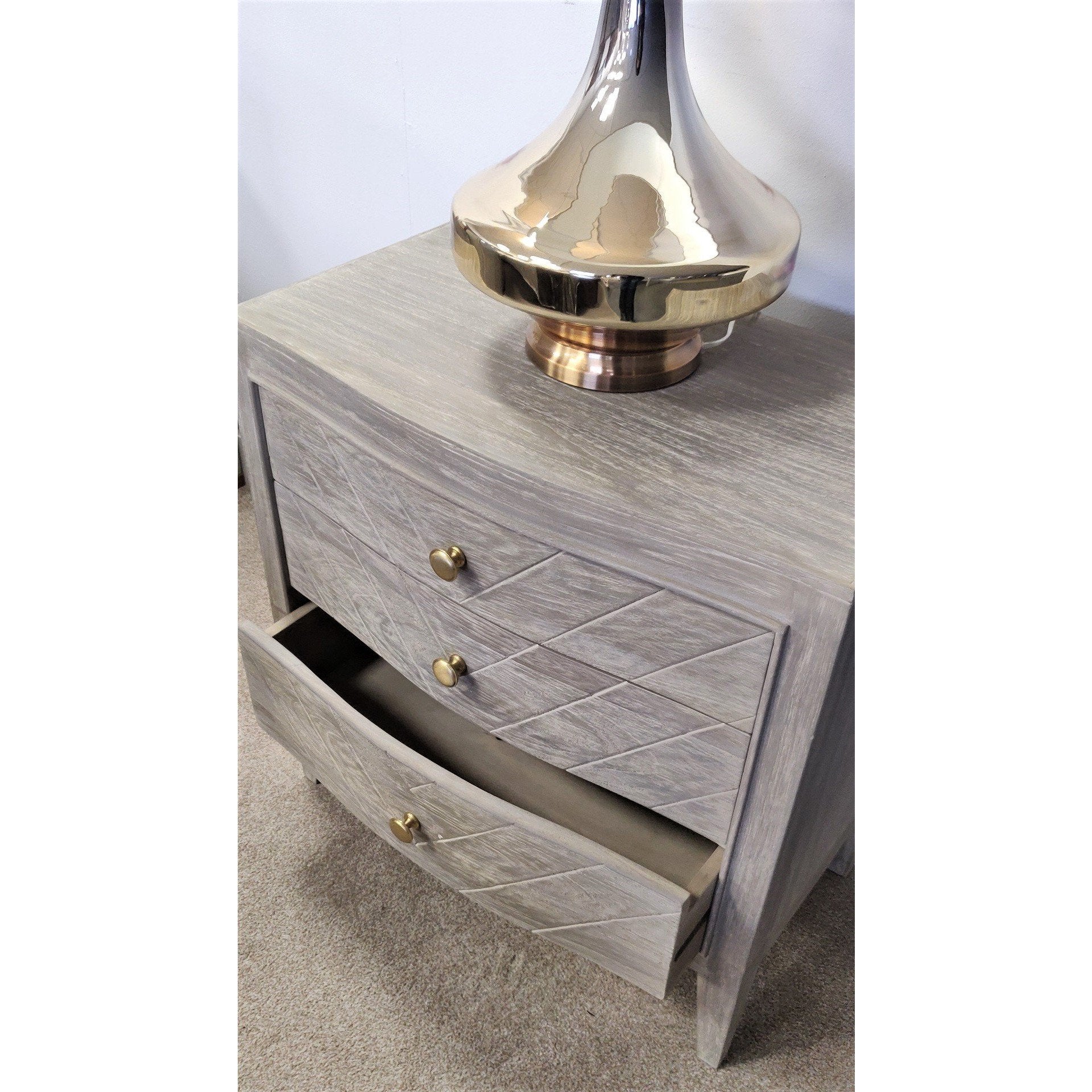 Cannes Large Bedside Table