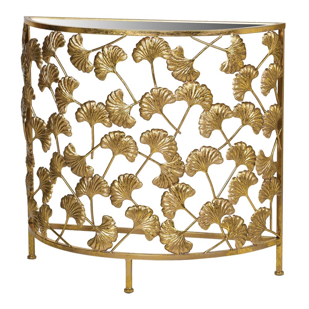 Ginkgo Gold Hall Table