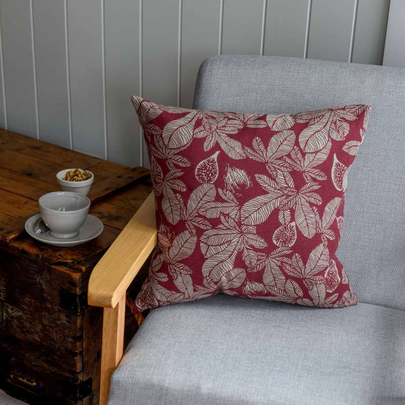 Fig Tree Cushion Ruby