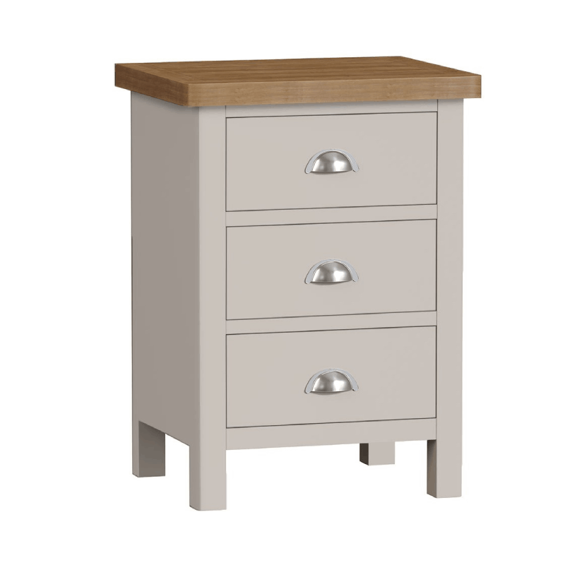 Harrogate 3 Drawer Bedside Table