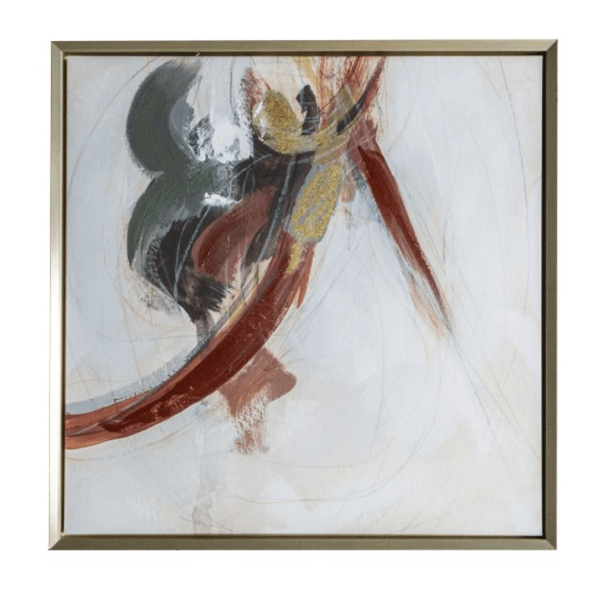 Kenbu Abstract Framed Canvas