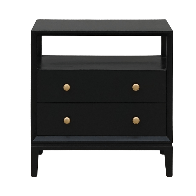 Kendall Large Bedside Table Slate