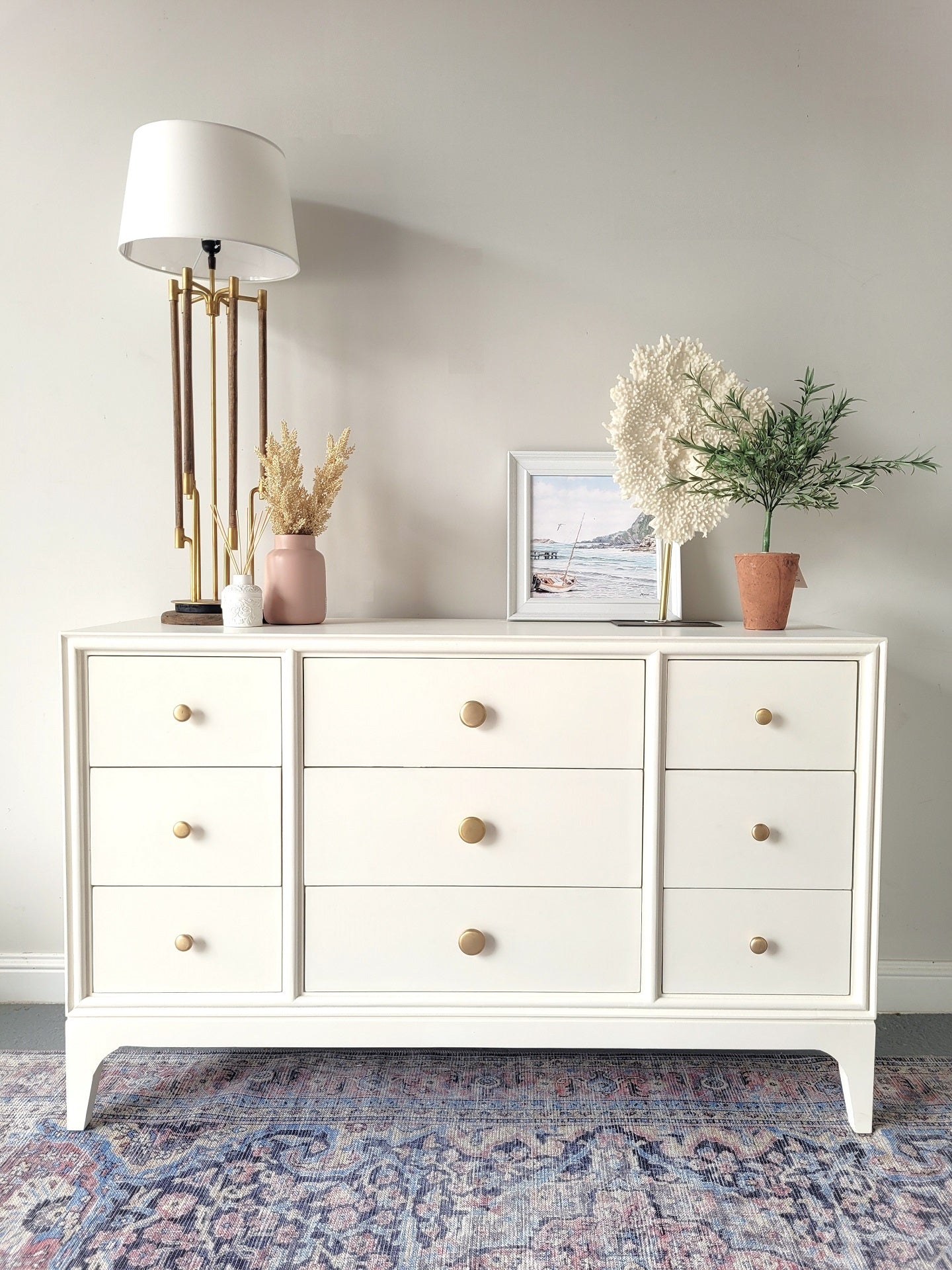 Kendall 9 Drawer Chest Ivory