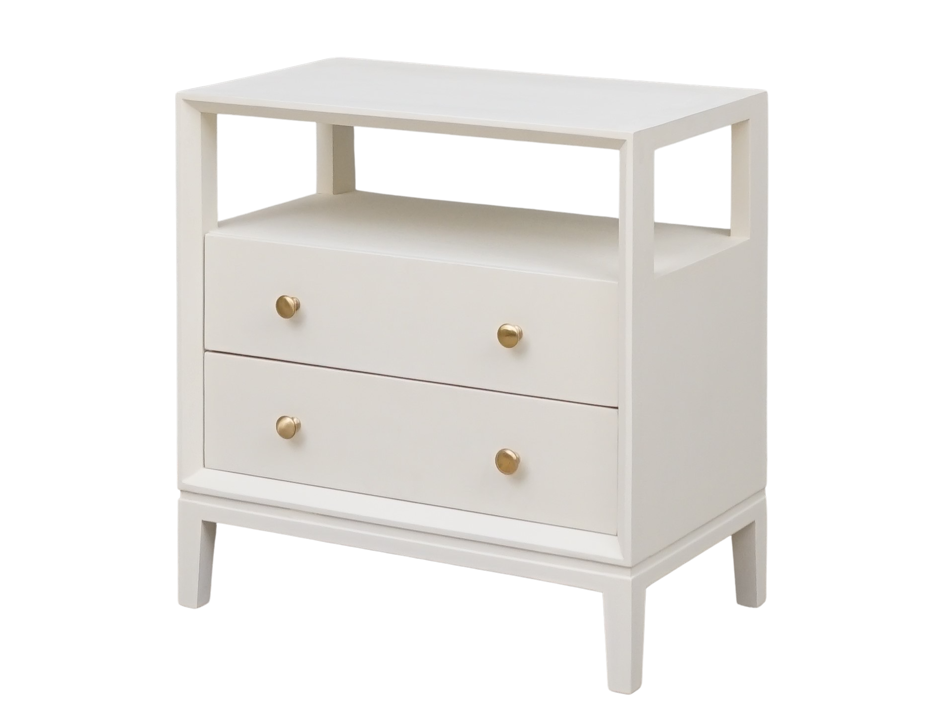 Kendall Large Bedside Table Ivory