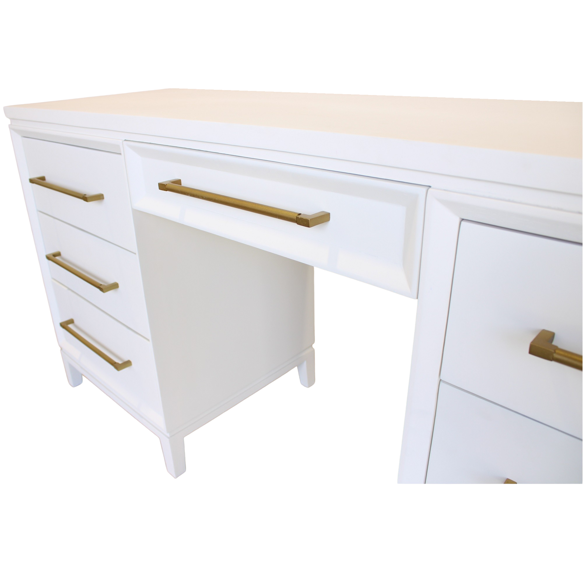 Kendall Large Desk Ivory