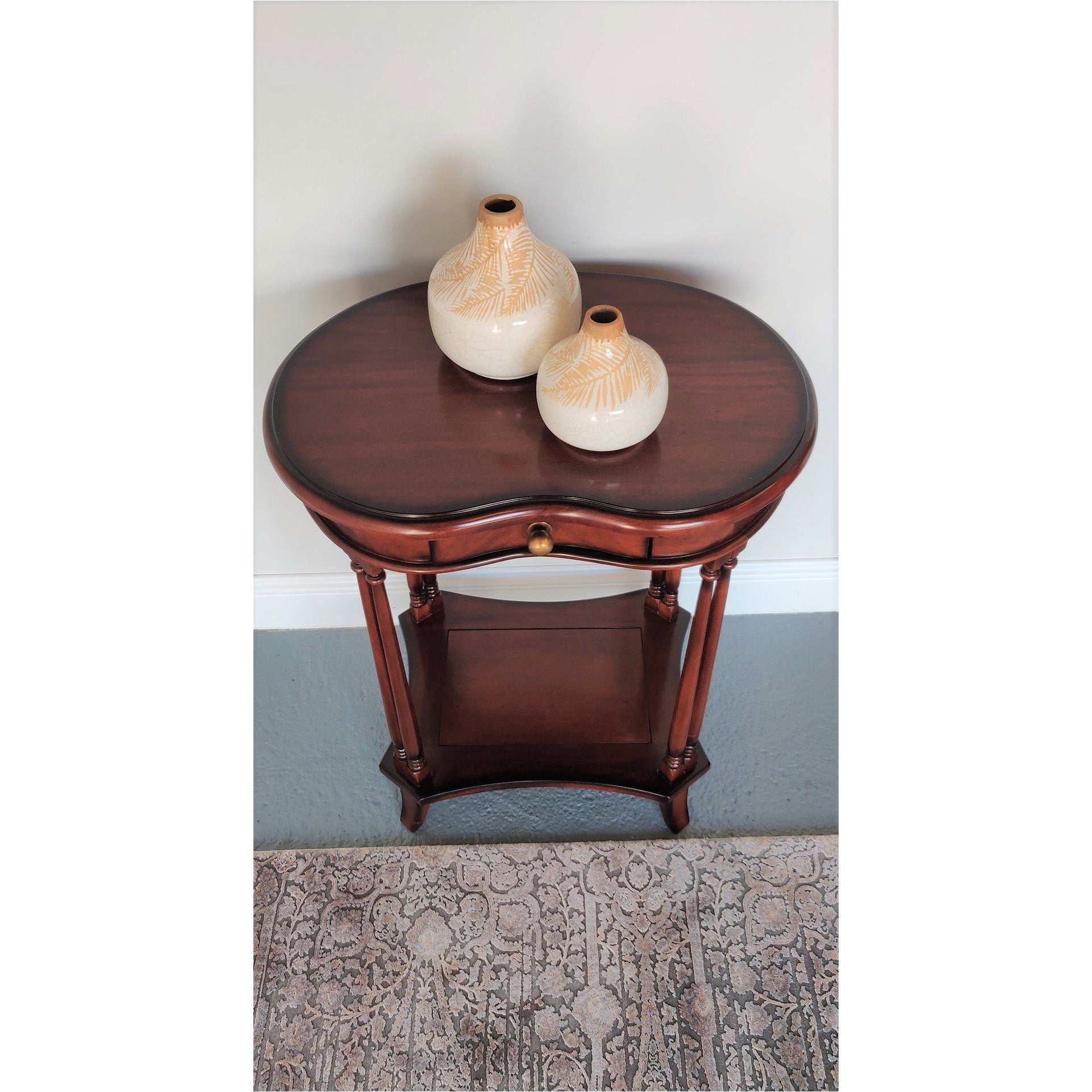 Mahogany Kidney Side Table