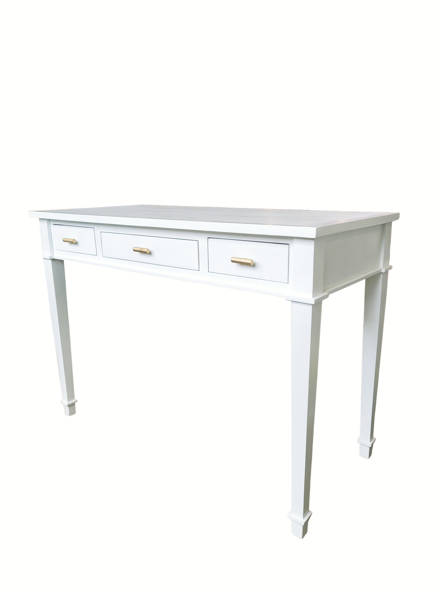 Kinley White 3 Drawer Dressing Table Desk