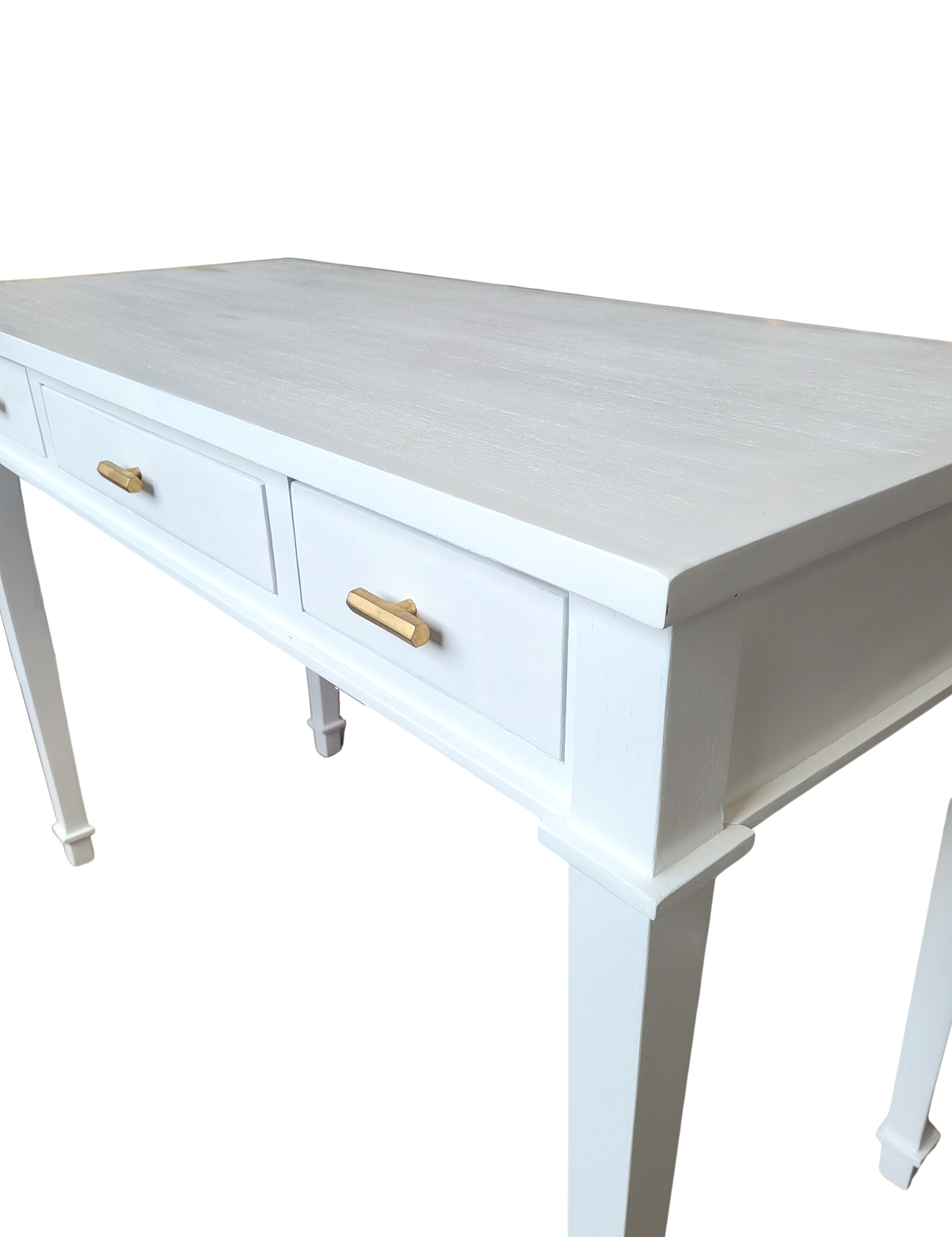 Kinley White 3 Drawer Dressing Table Desk