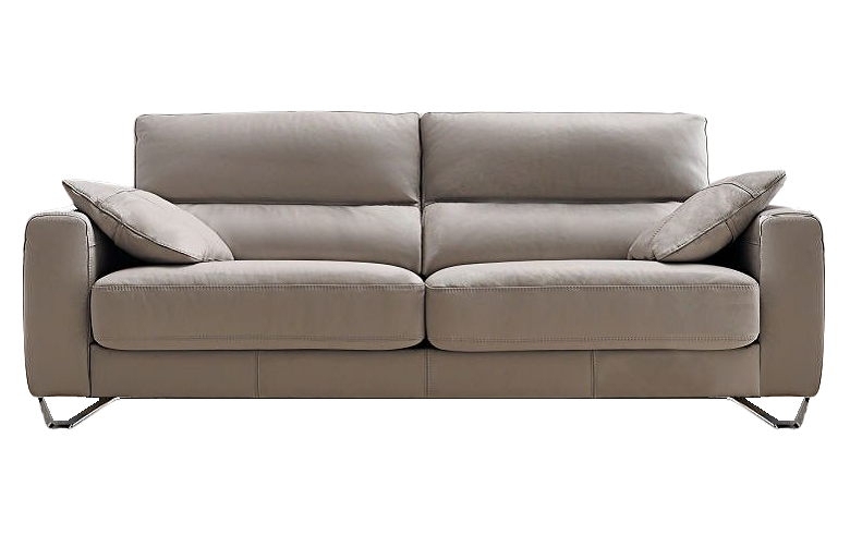 Lauren 3 Seater Slider Sofa - Light Grey