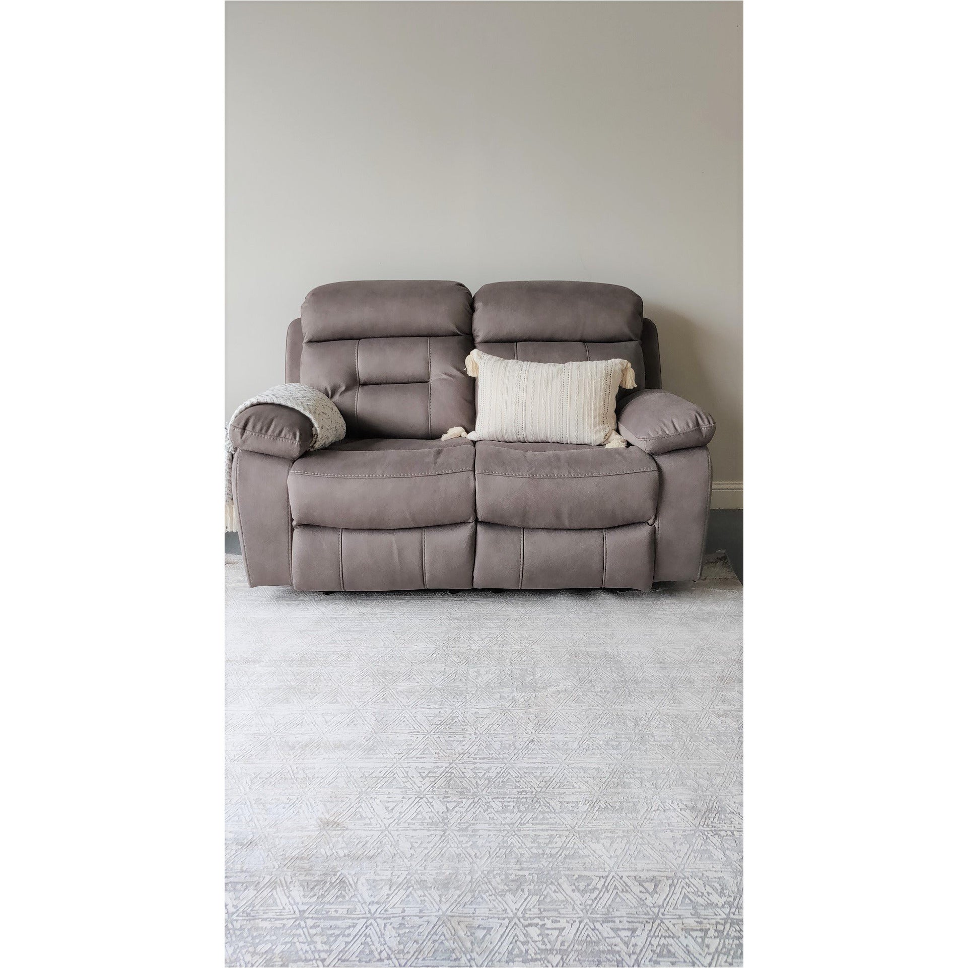 Legend 2 Seater Recliner Grey