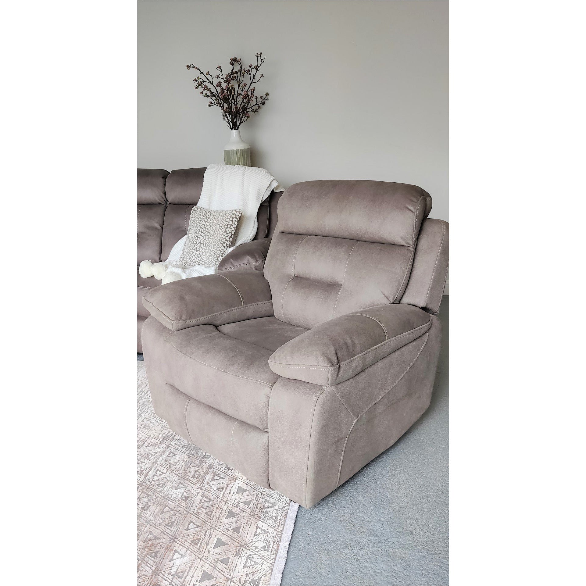 Legend Reclining Armchair Grey