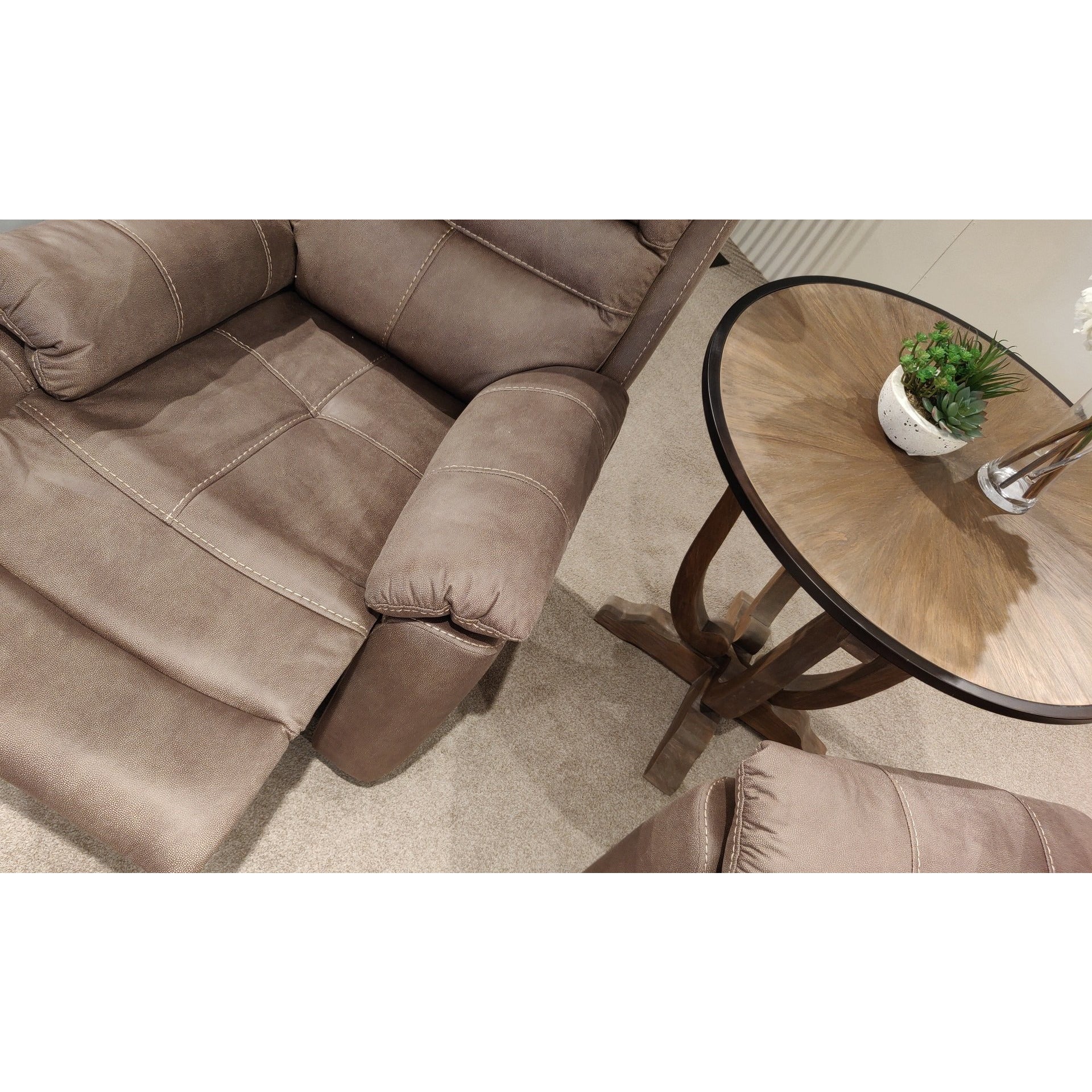 Lucy Reclining Armchair Pecan from Upstairs Downstairs Furniture in Lisburn, Monaghan and Enniskillen