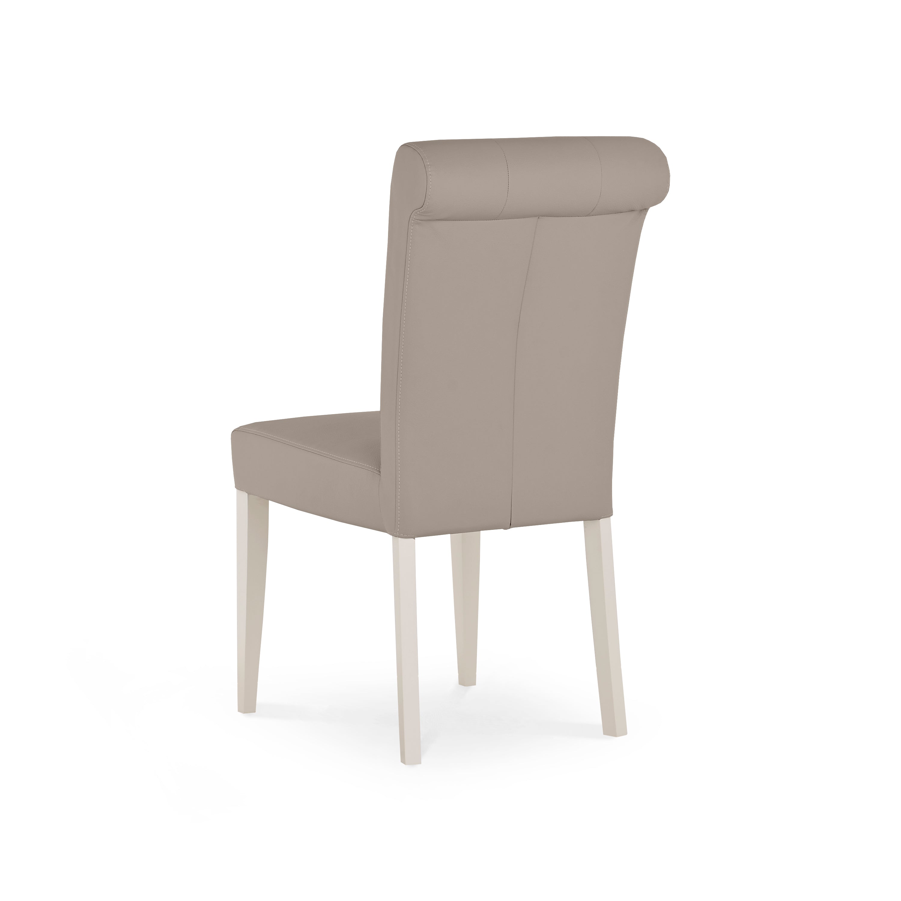 Montreux Leather Dining Chair - Soft Grey