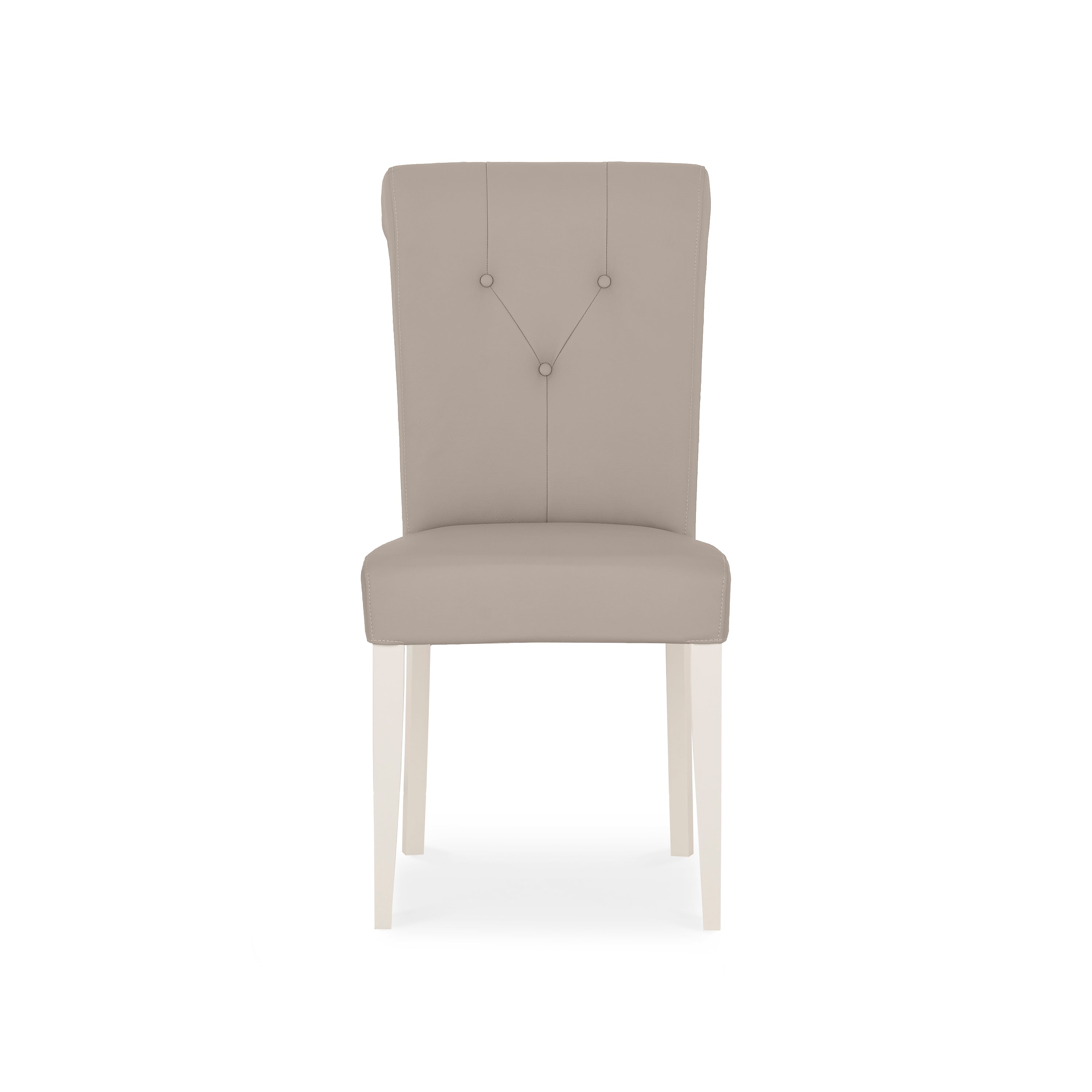 Montreux Leather Dining Chair - Soft Grey