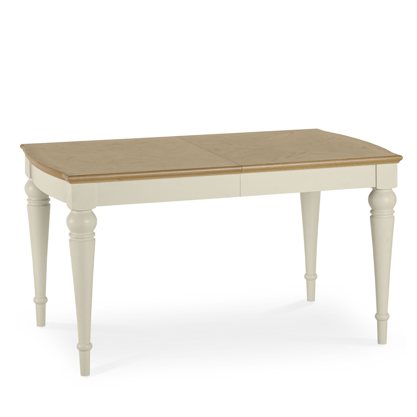 Montreux Medium Extending Dining Table - Oak & Antique White