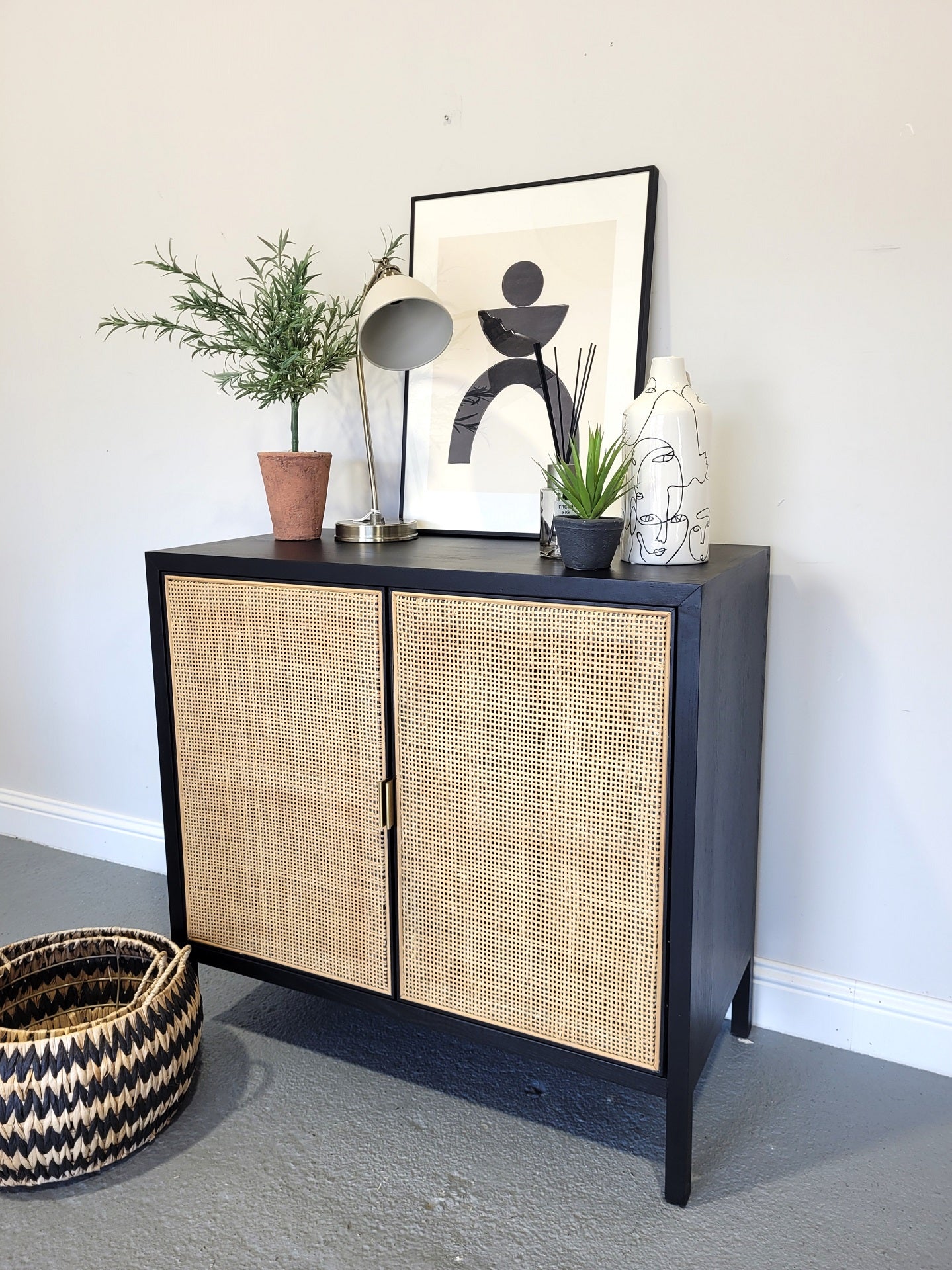 Newport Small Sideboard Black
