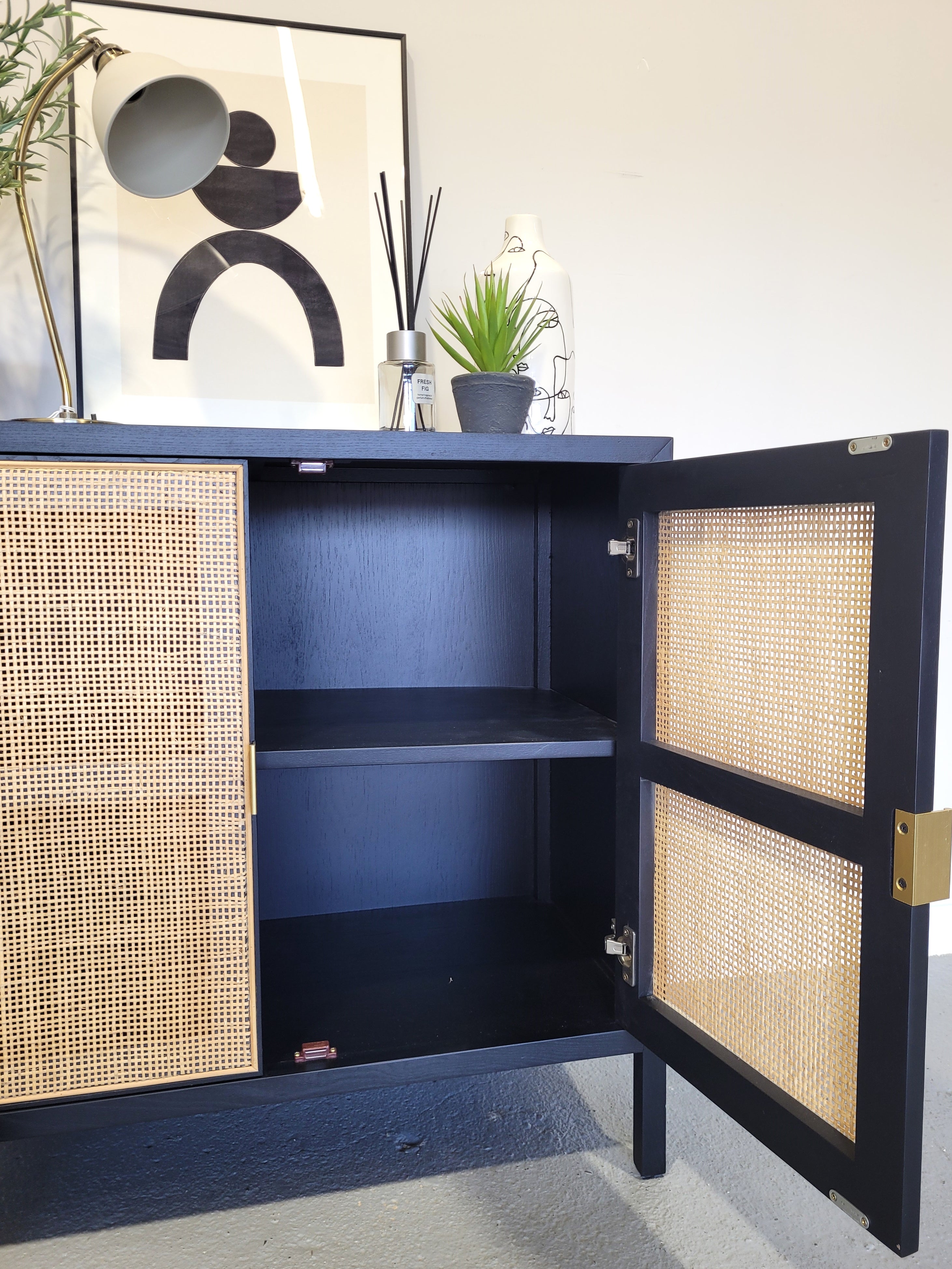 Newport Small Sideboard Black