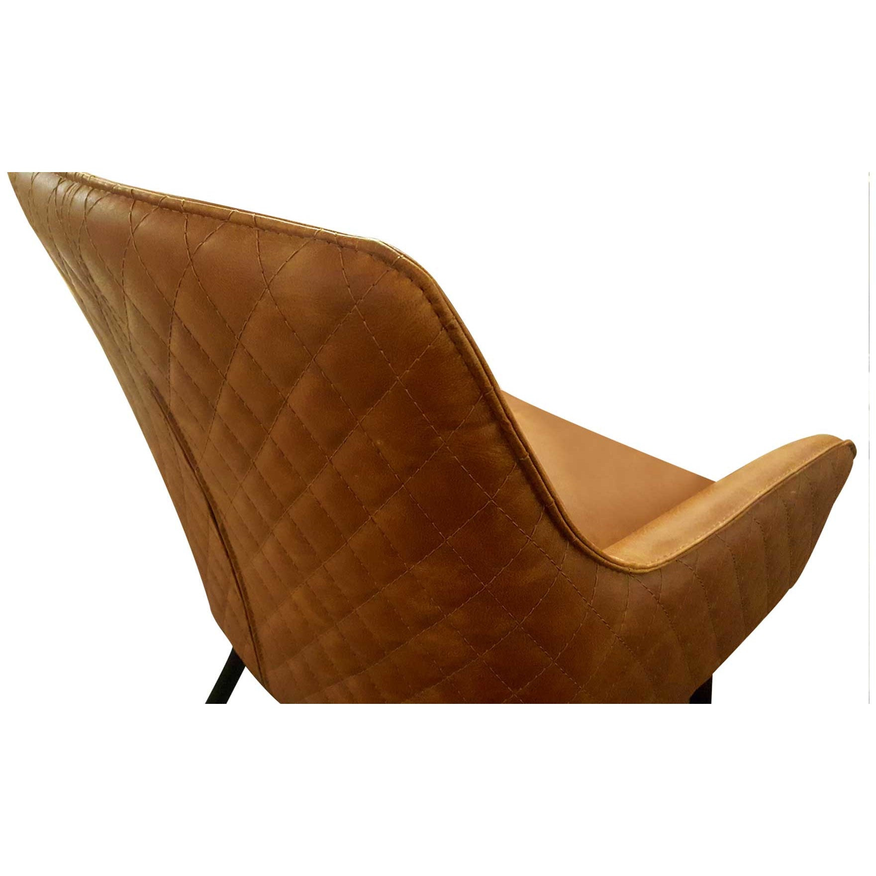 faux leather dining chair tan or grey