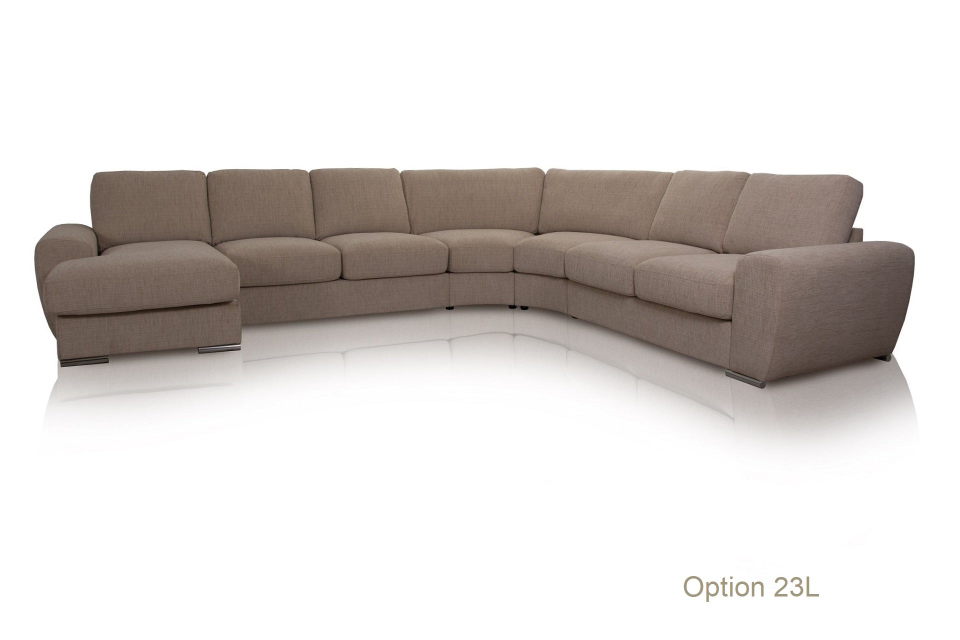 Xl l outlet shape sofa