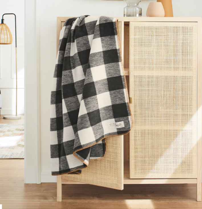 Jacquard blanket Buffalo Throw