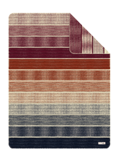Jacquard blanket Multi Stripe Throw