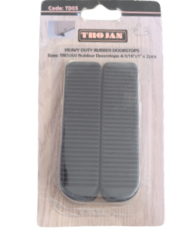 Rubber Doorstops 2pk