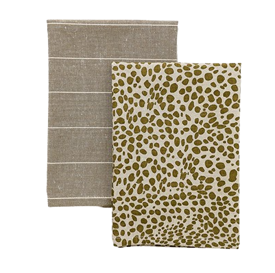 Animal Print Tea Towel 2 Pack