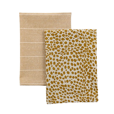 Animal Print Tea Towel 2 Pack
