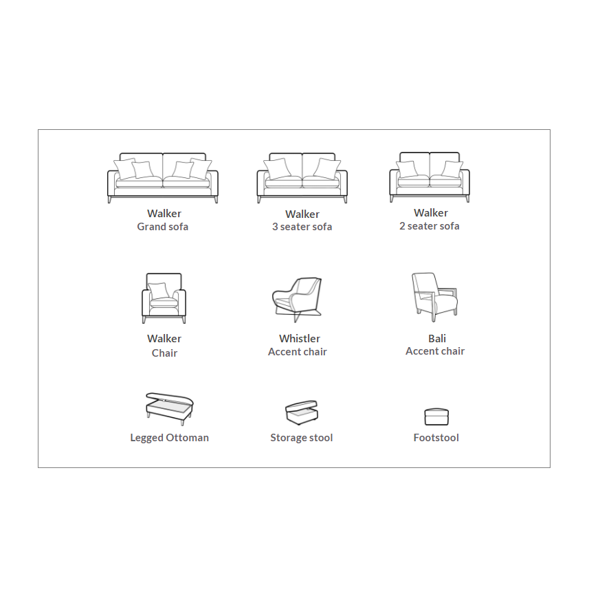 Walker Grand Sofa - 4 Seater