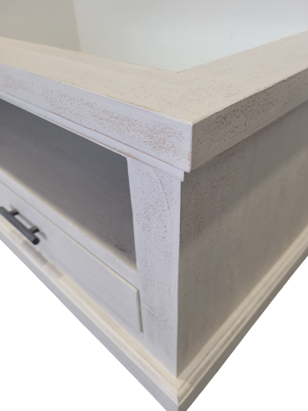 Windsor Grey Coffee Table Mirrored Top