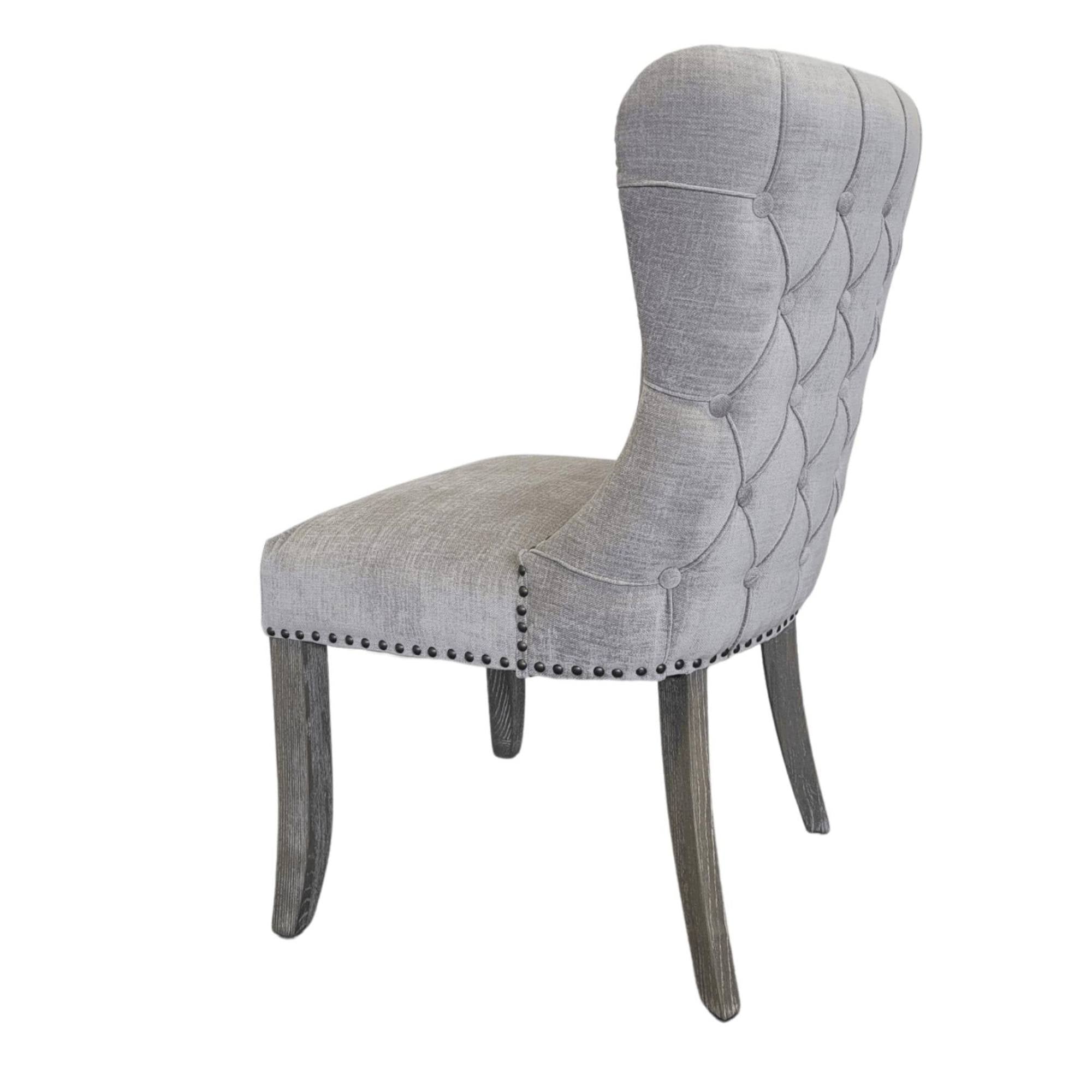 Amelia Fabric Dining Chair Greige