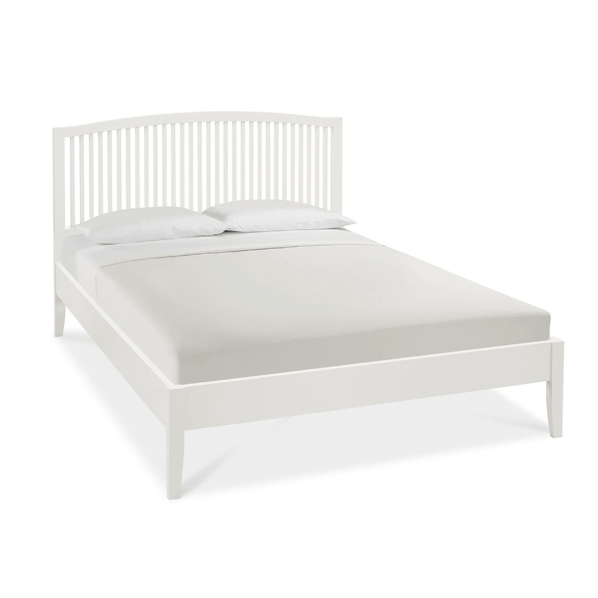 Ashby White 4ft Small Double Bed Frame from Upstairs Downstairs Furniture in Lisburn, Monaghan and Enniskillen | bedframe