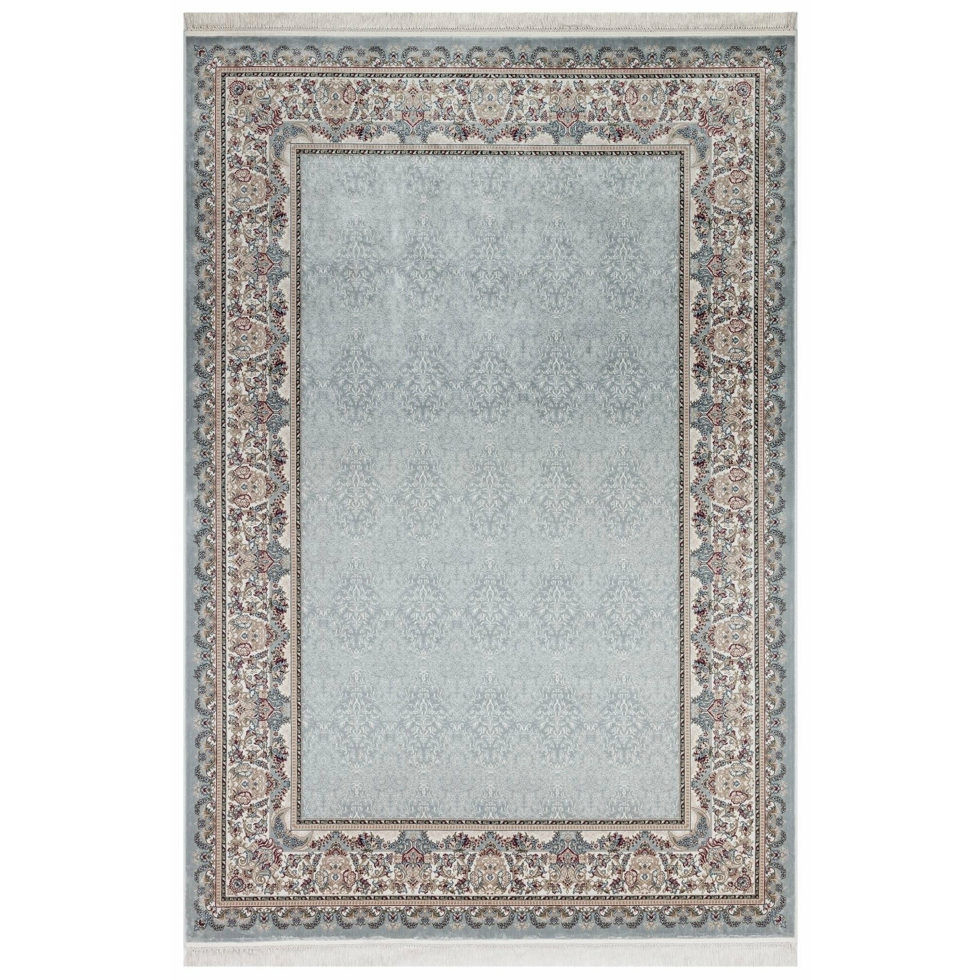 Bellagio Grey Rug | boarder rug