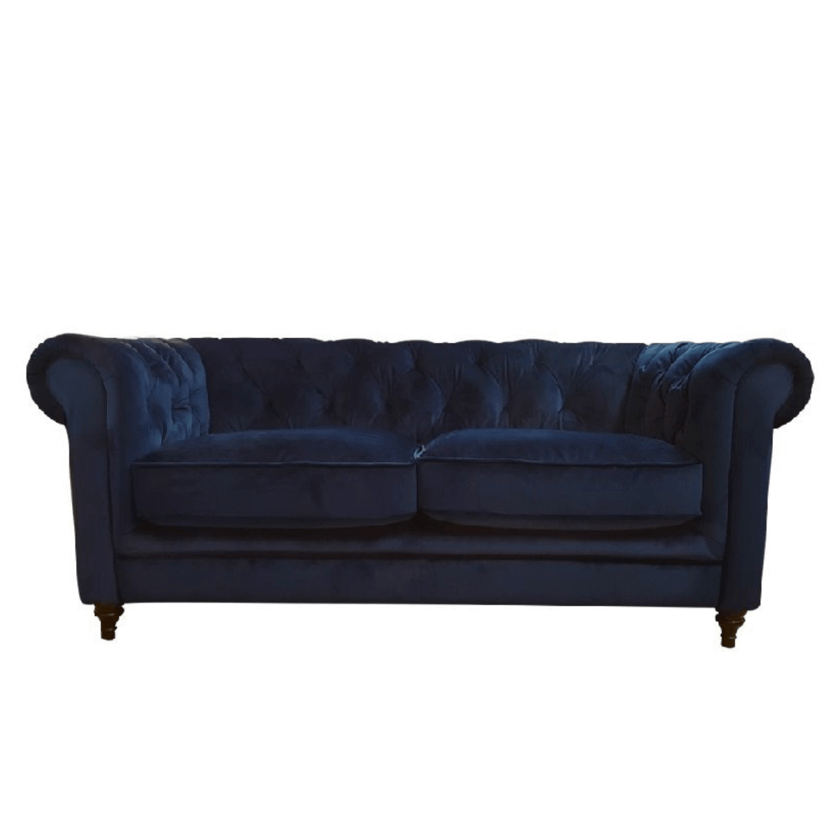 Chesterfield 2 Seater Velvet Sofa from Upstairs Downstairs Furniture in Lisburn, Monaghan and Enniskillen