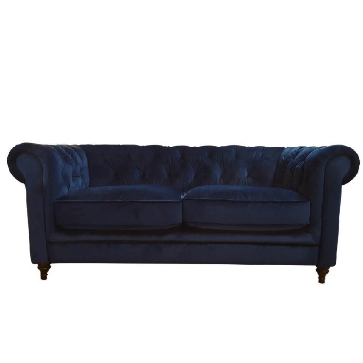 Chesterfield 3 Seater Velvet Sofa from Upstairs Downstairs Furniture in Lisburn, Monaghan and Enniskillen