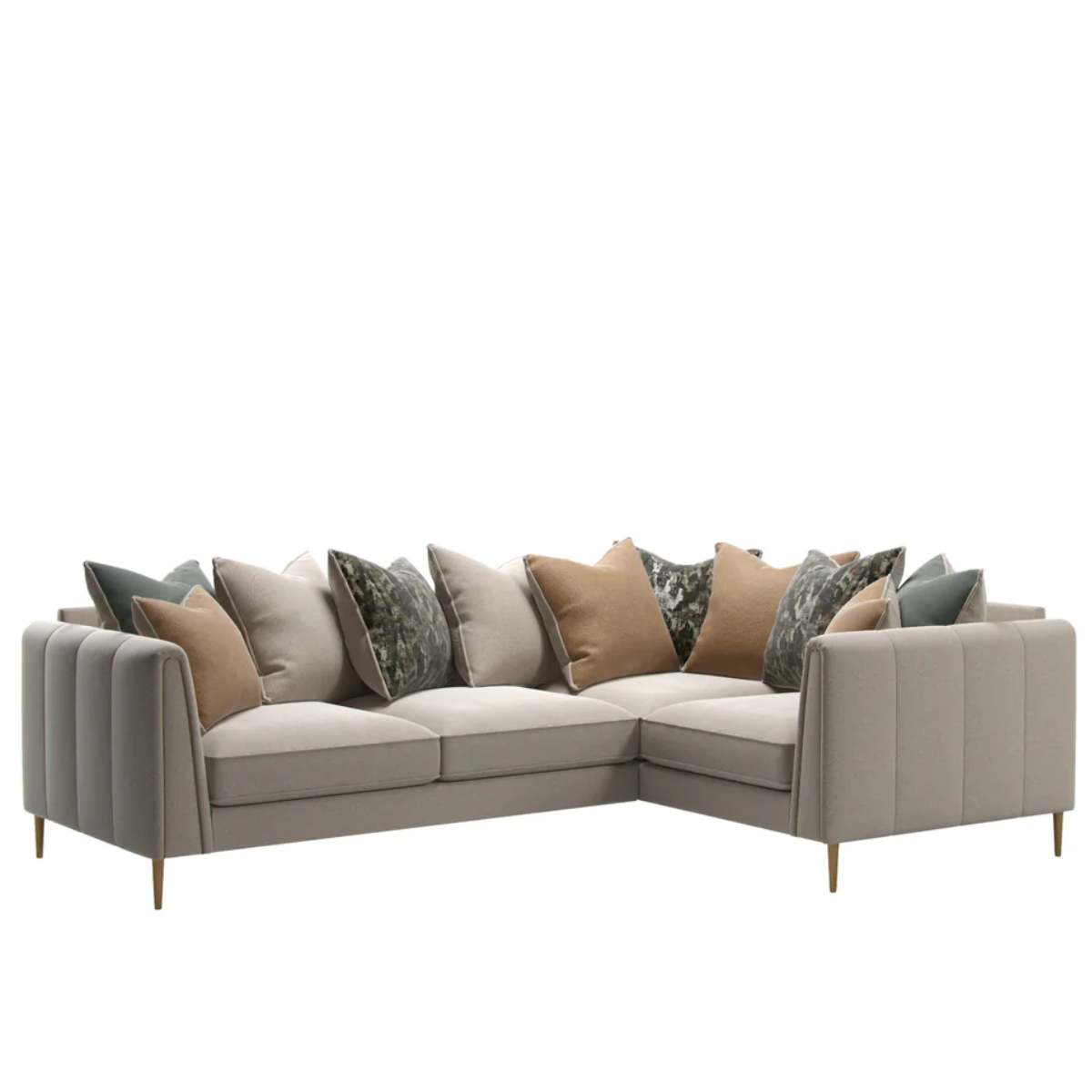 Harlow Pillow Back Corner Sofa (LH2 + R2C)