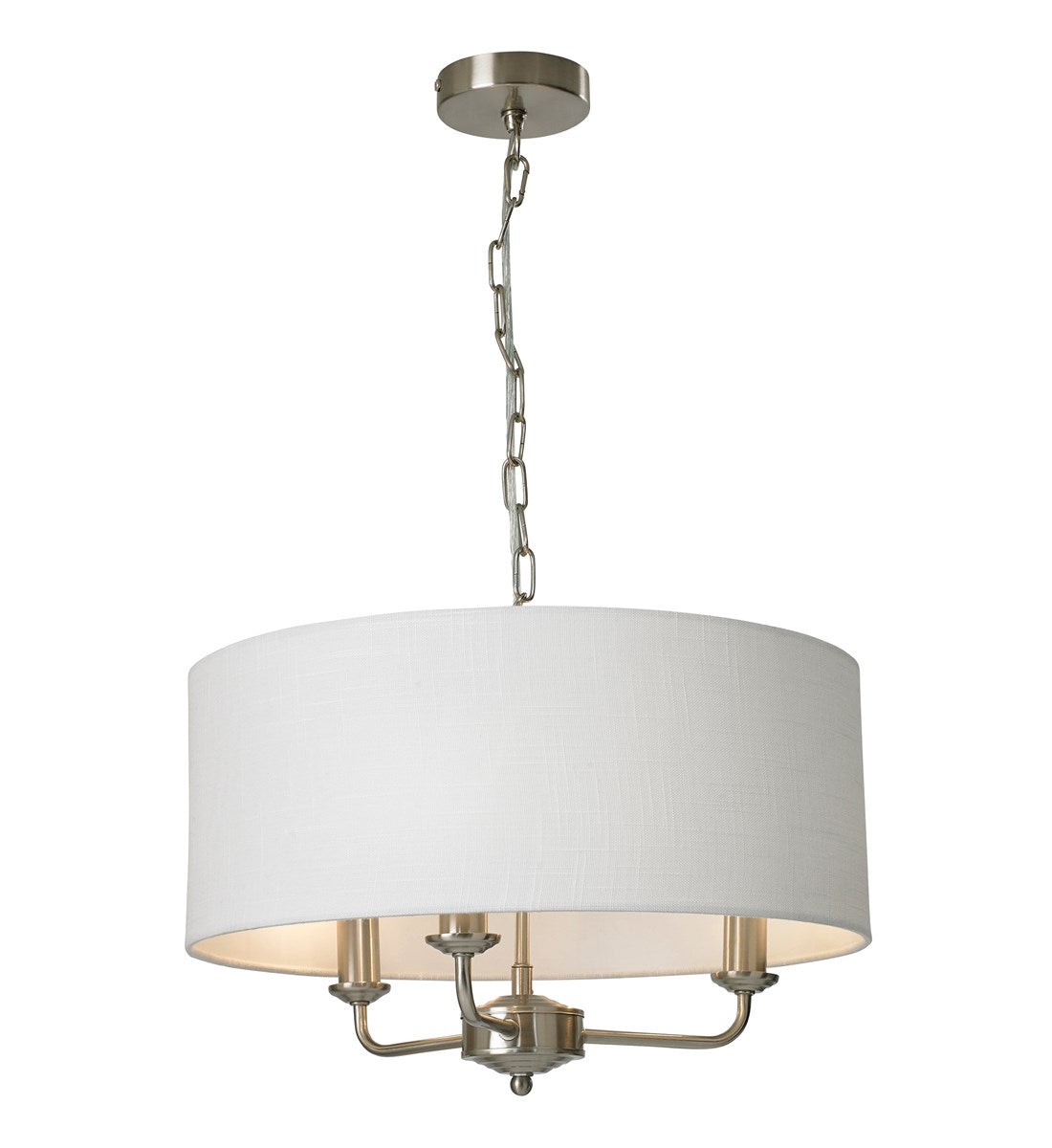 Satin Nickel 3 Ceiling Light