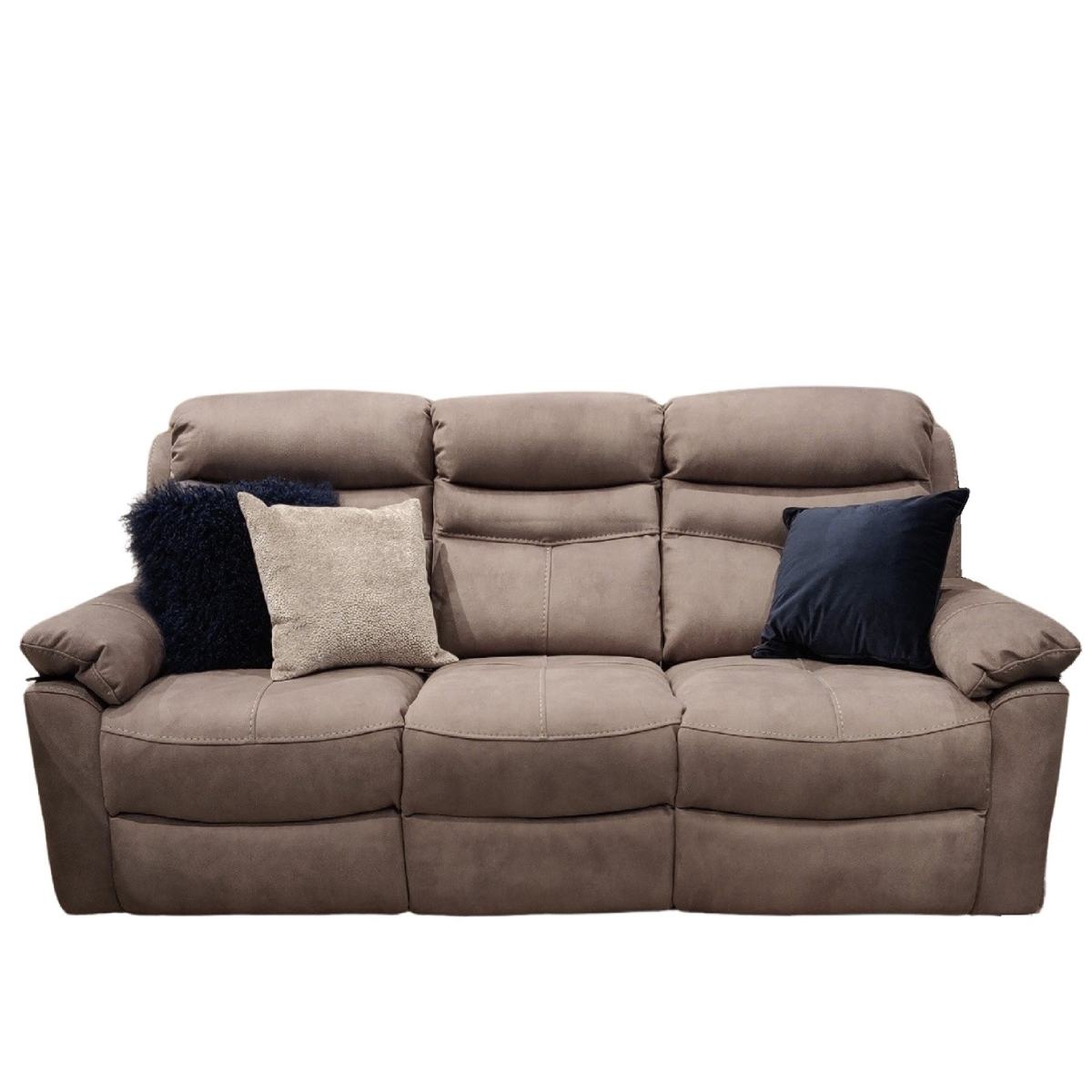 Lucy 3 Seater Recliner Grey