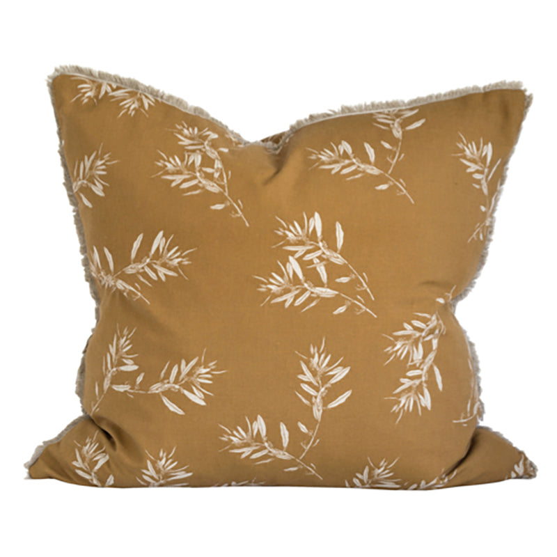 Olive Grove Large Cushion - Mustard