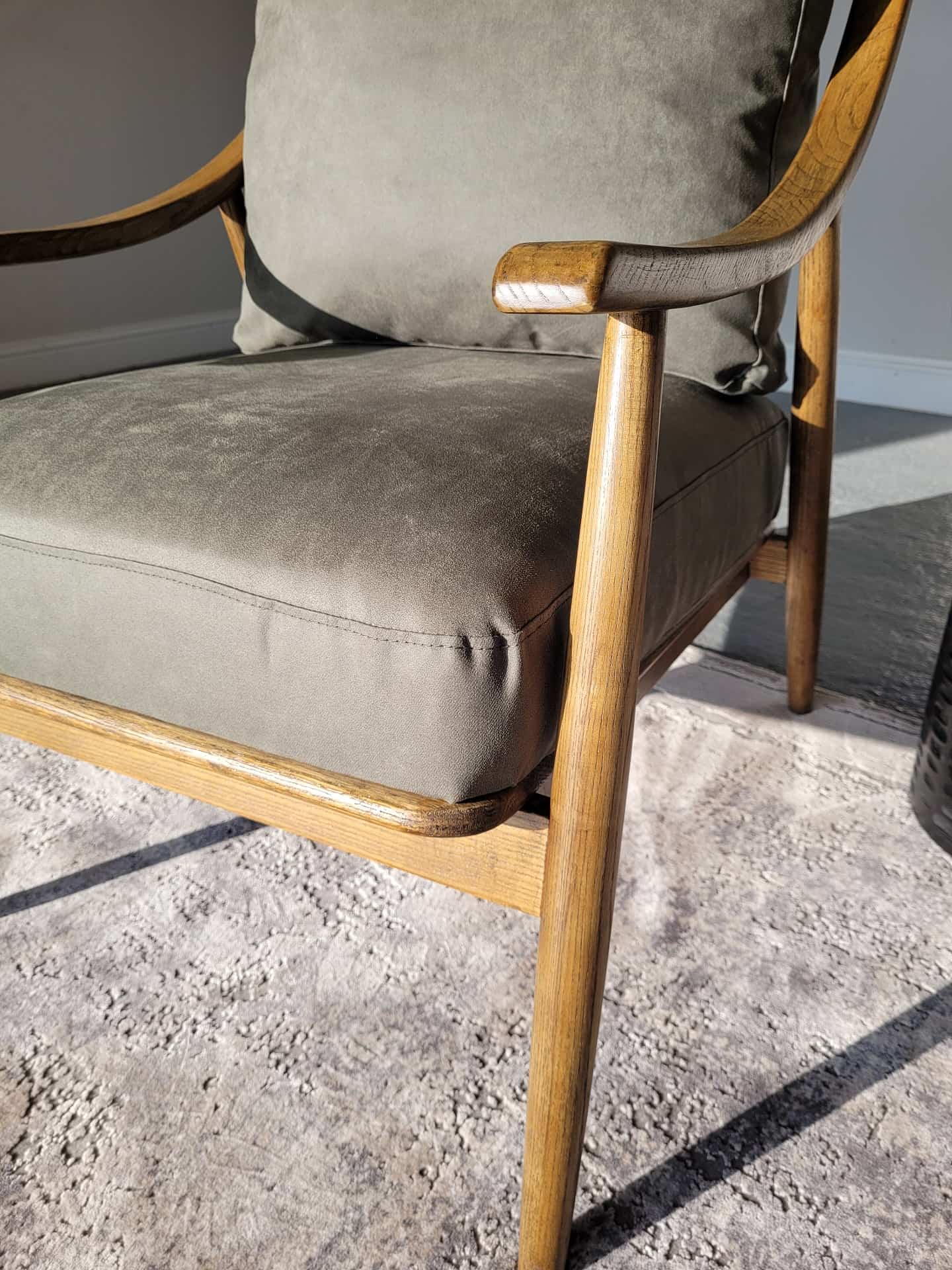 victor chair | accent chair | olive green chair