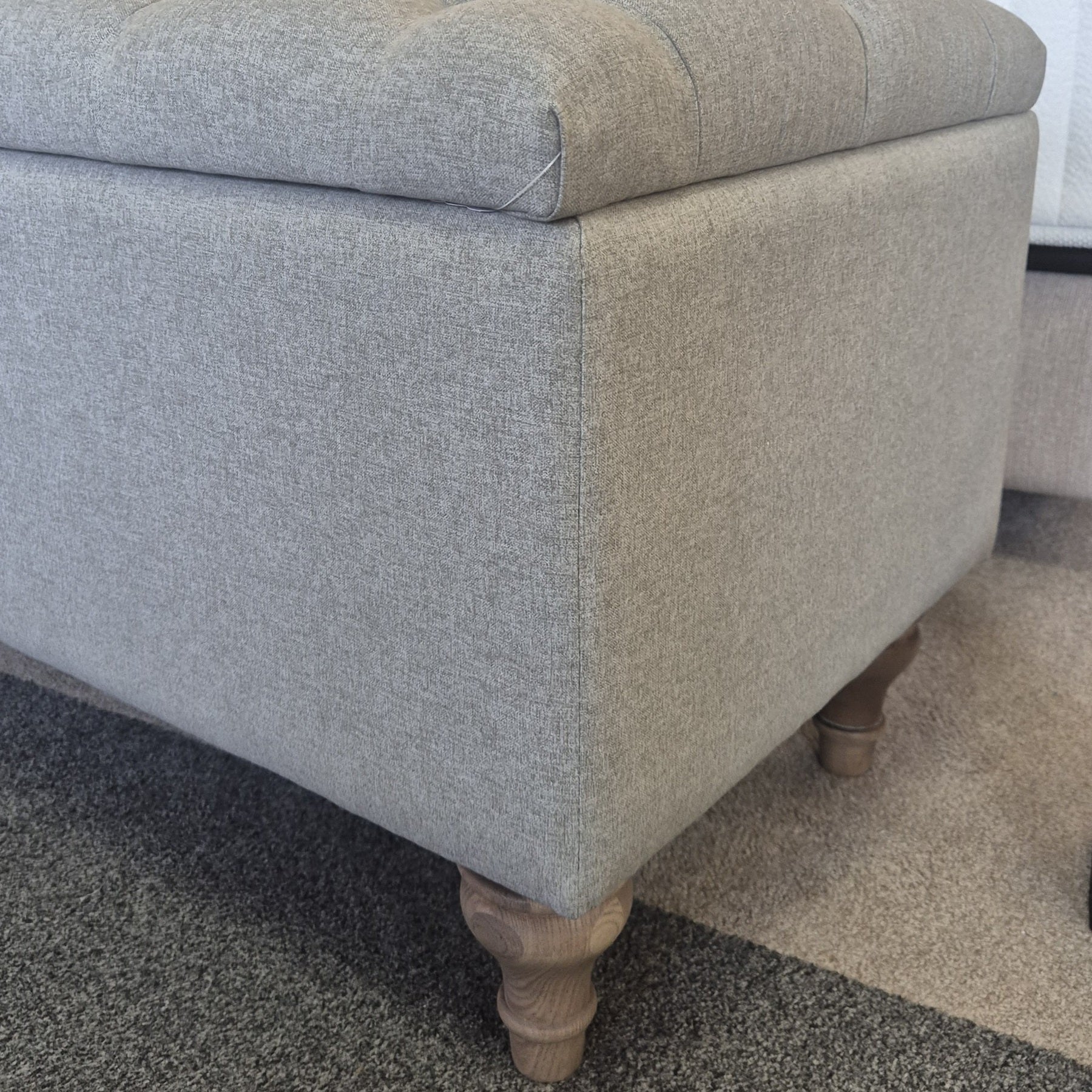 Cara Blanket Box - Grey